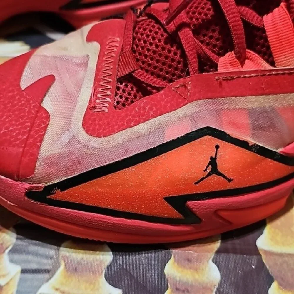 Jordan One Take Red Basketball Shoes Size 10
